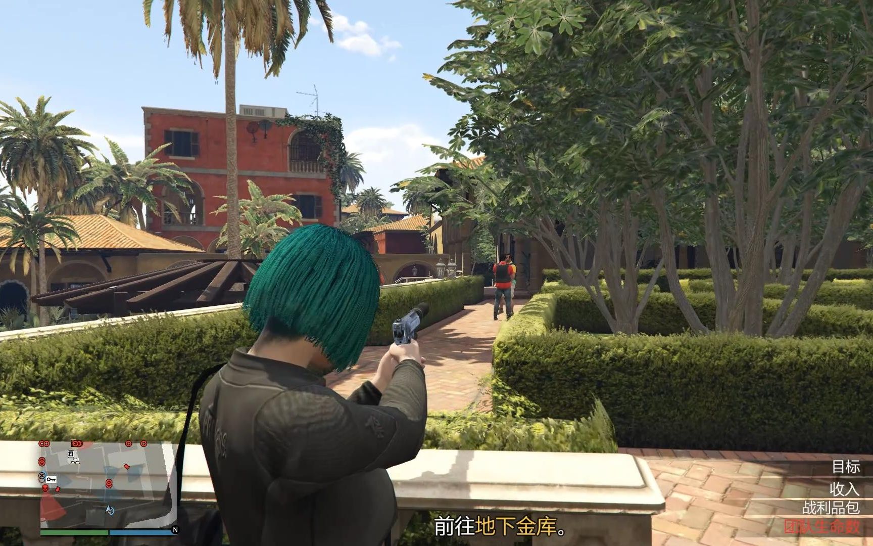 gta5 四排佩里科岛抢劫剧情全程 超宽屏3440x1440分辨率_哔哩哔哩