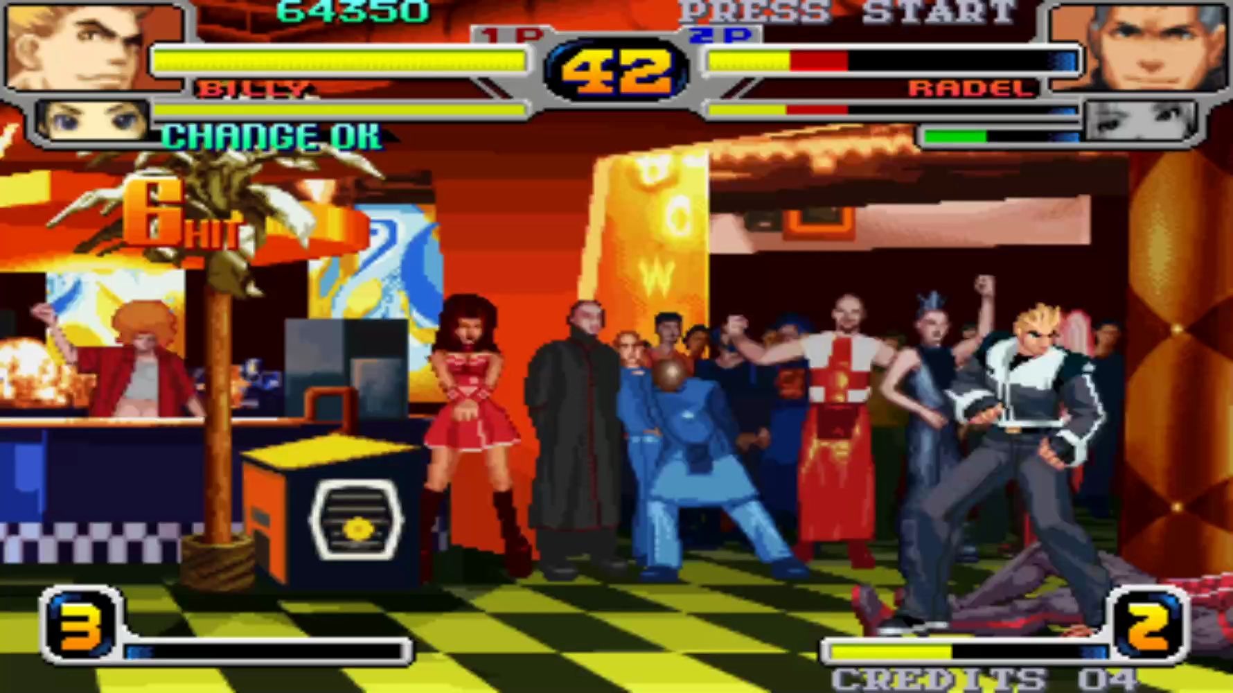 龙吼双截龙街机格斗对战游戏通关视频