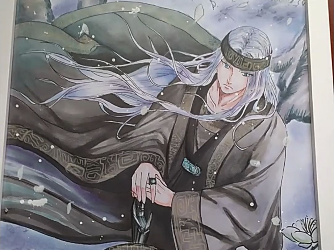 下雪天,手绘卫庄