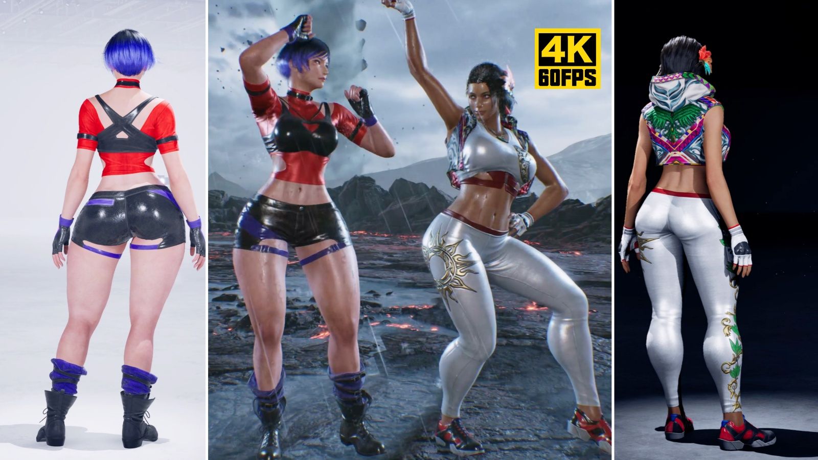 【4k60帧】《铁拳8》过年吃胖了的丽奈和咖啡女王 mod展示