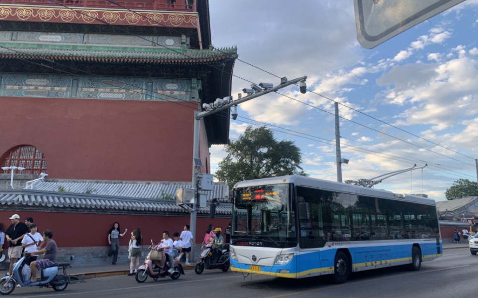 【民谣与电车的邂逅】北京公交107路pov 东直门枢纽站——白石桥东