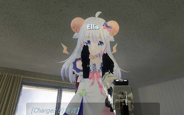 咩栗x呜米—虚拟主播vs亿万方块僵尸【l4d2人物mod】