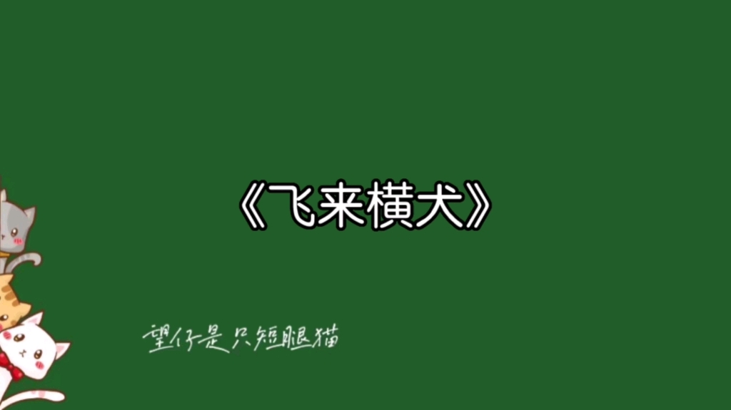 [图]【飞来横犬】大鲲儿在本剧的第一句话：爸爸，哈哈哈哈