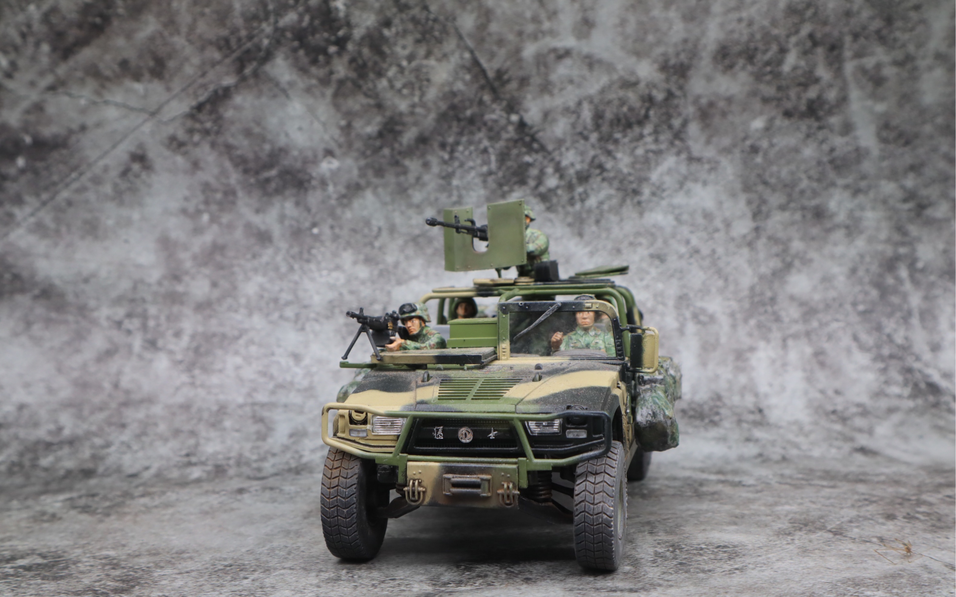 1/35 解放军猛士突击车全副武装成品展示