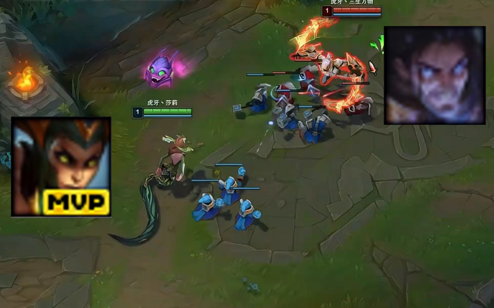 莎莉马佳佳:又是带队友翻盘的一局!