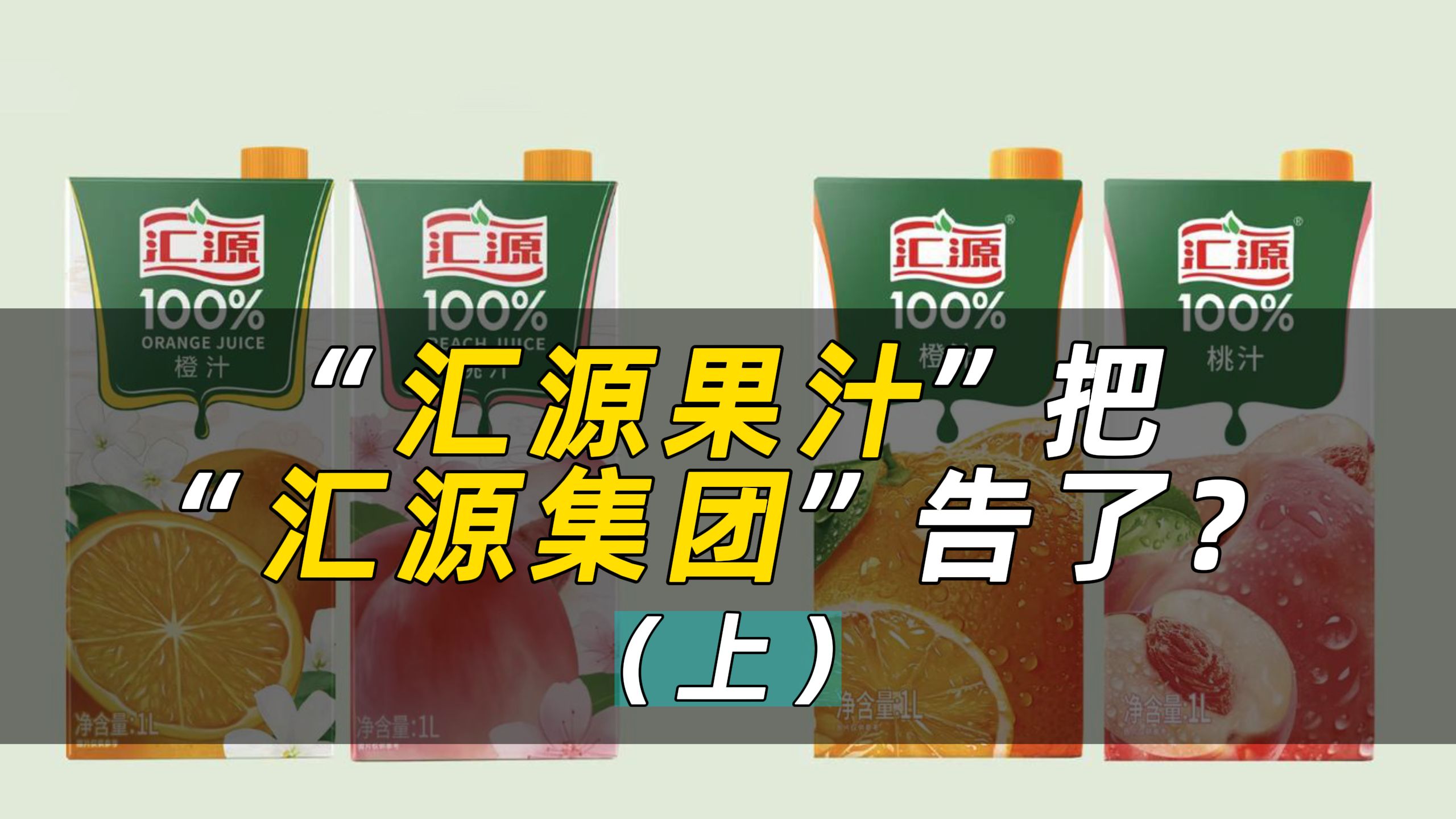 汇源果汁为什么把汇源集团给告了？