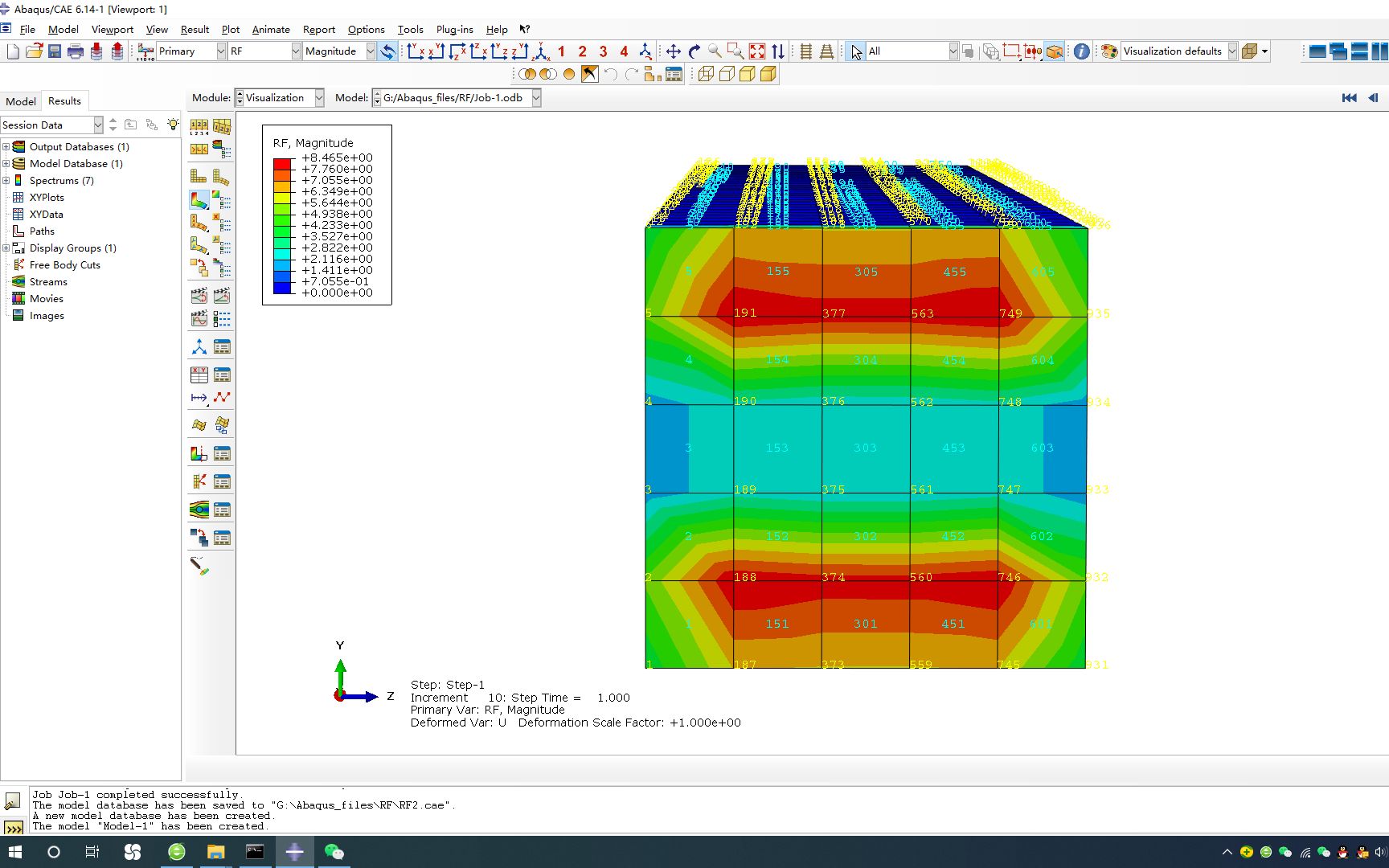 【Abaqus】第六十九讲:反力提取的两种方法悬臂梁哔哩哔哩bilibili