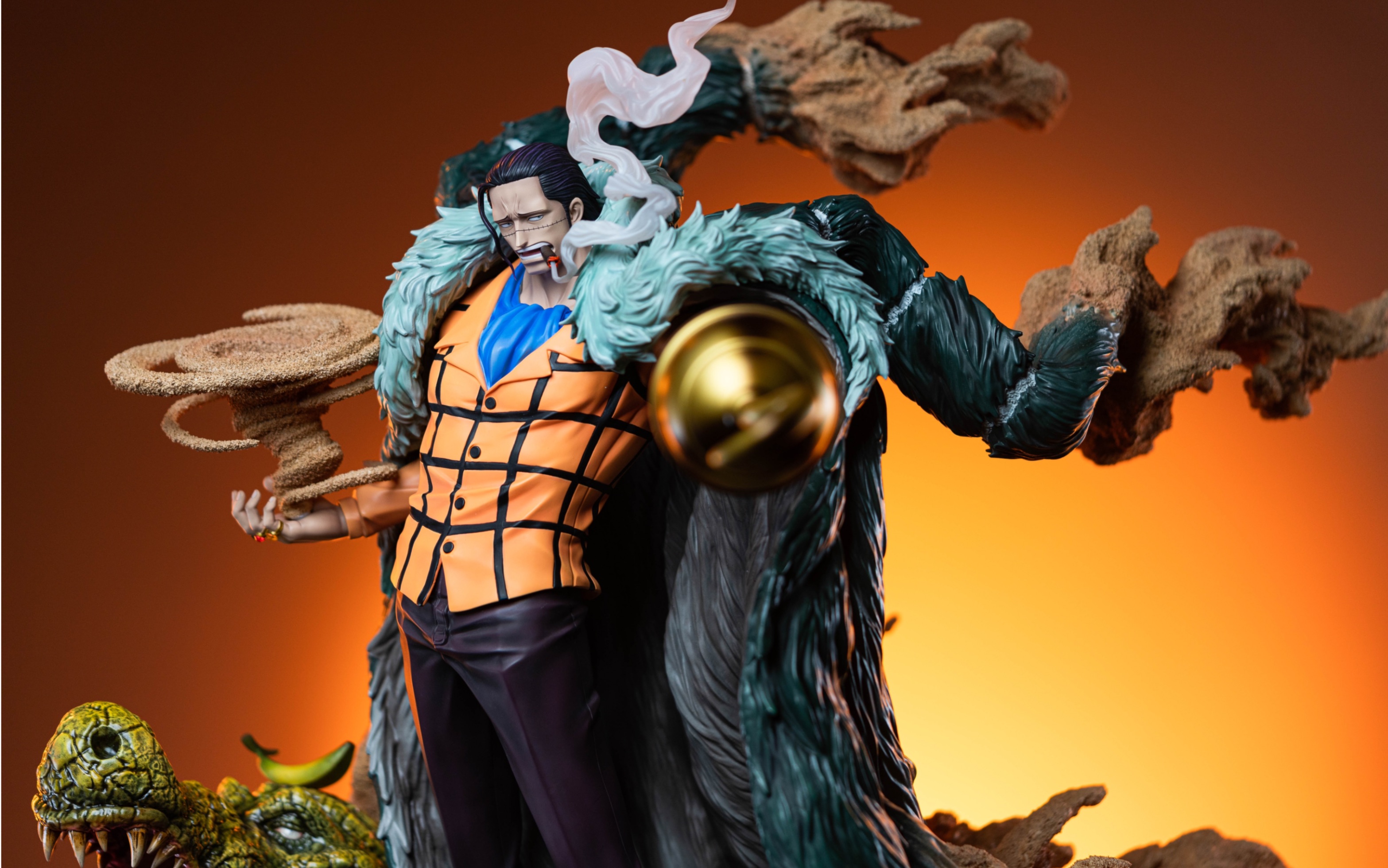 集美殿堂新品公布 七武海成员-沙·克洛克达尔 海贼王雕像!