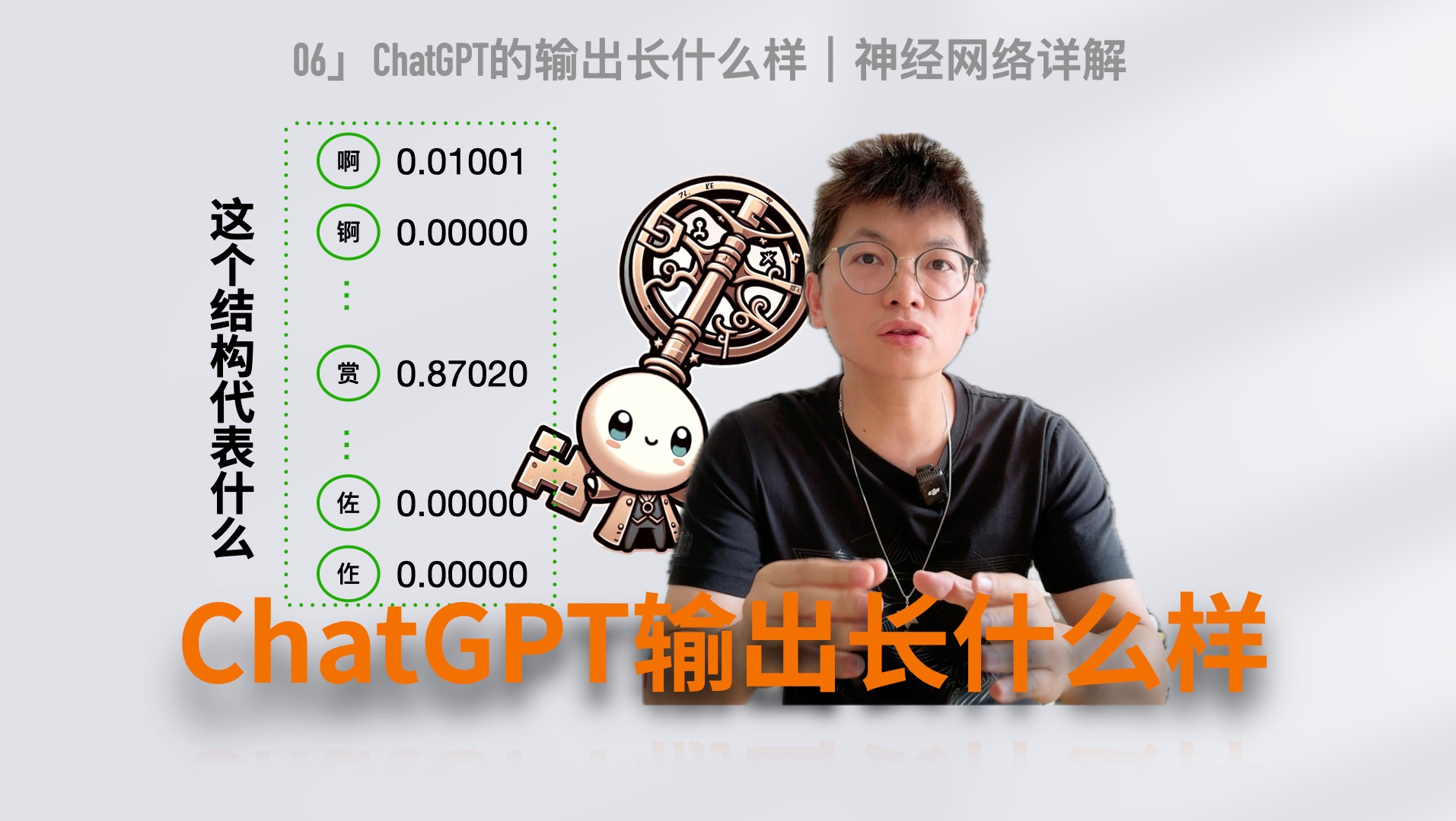 06」3分钟了解ChatGPT和各种大模型的底层输出长什么样? |梯度计算|大模型|LLM|人工智能|AI|深度学习|神经网络|如何入门 AI哔哩哔哩bilibili