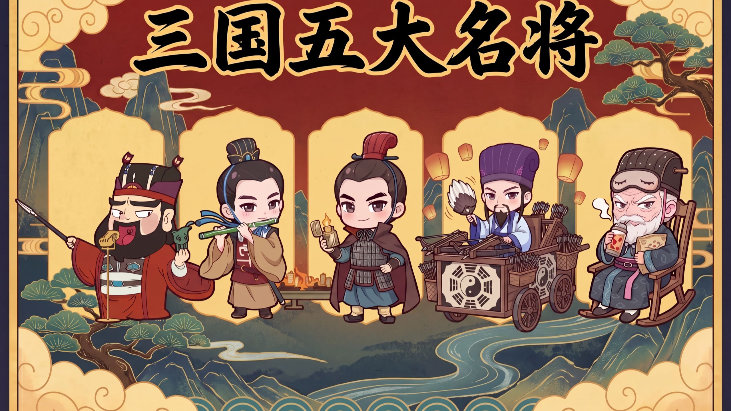 【将说001】汉末三国军事前五都有谁？1715名三国迷的投票结果