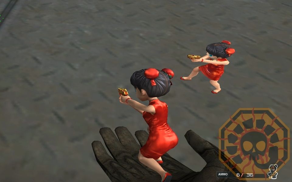 cf穿越火线国服cop旗袍手掌中的小小人物她和刀锋有什么样的关系呢red