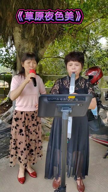 電吹管演奏 #《草原夜色美》#老年生活歡樂多 #梅崗公園#戶外唱歌