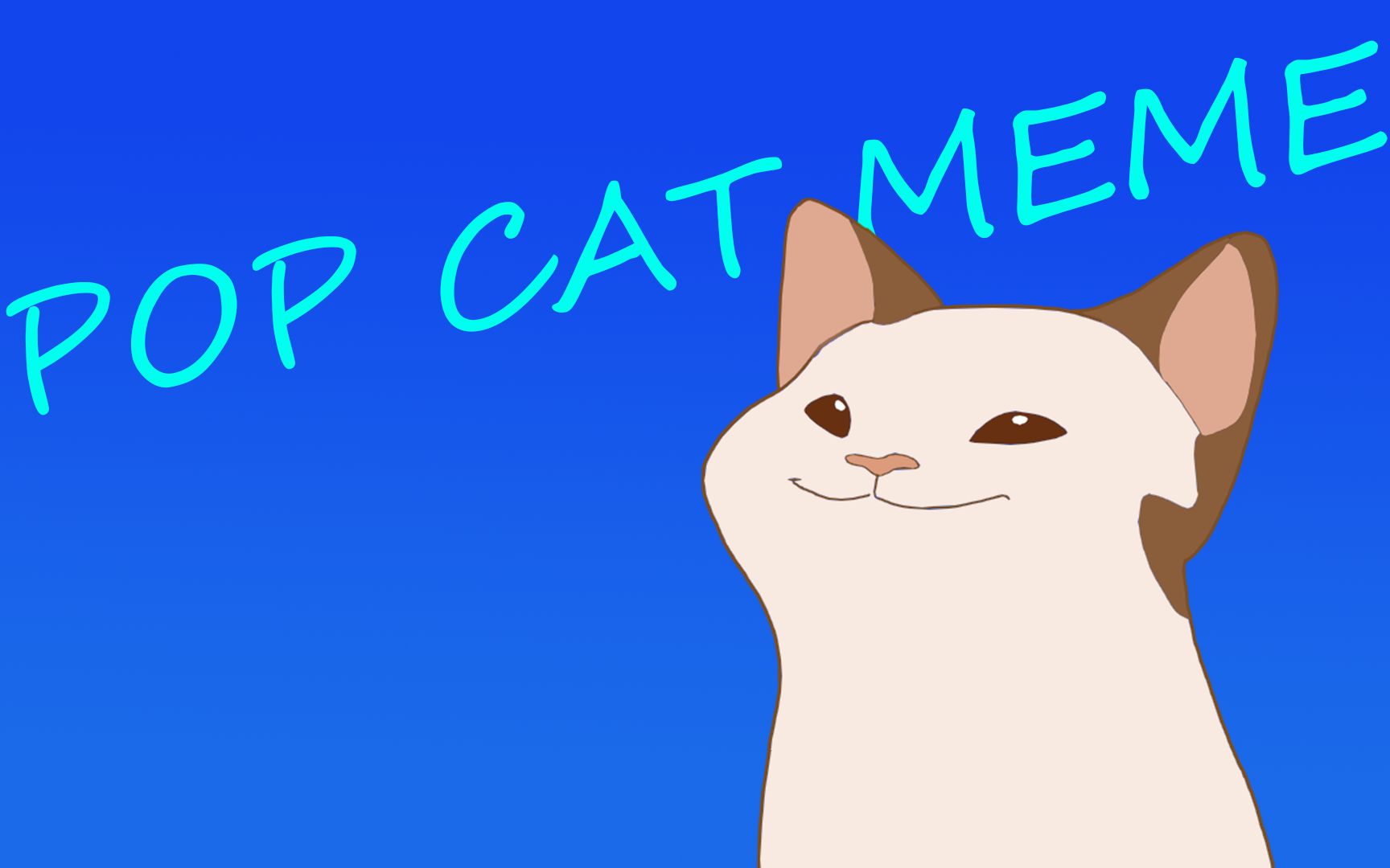 【pop cat】nyan cat meme