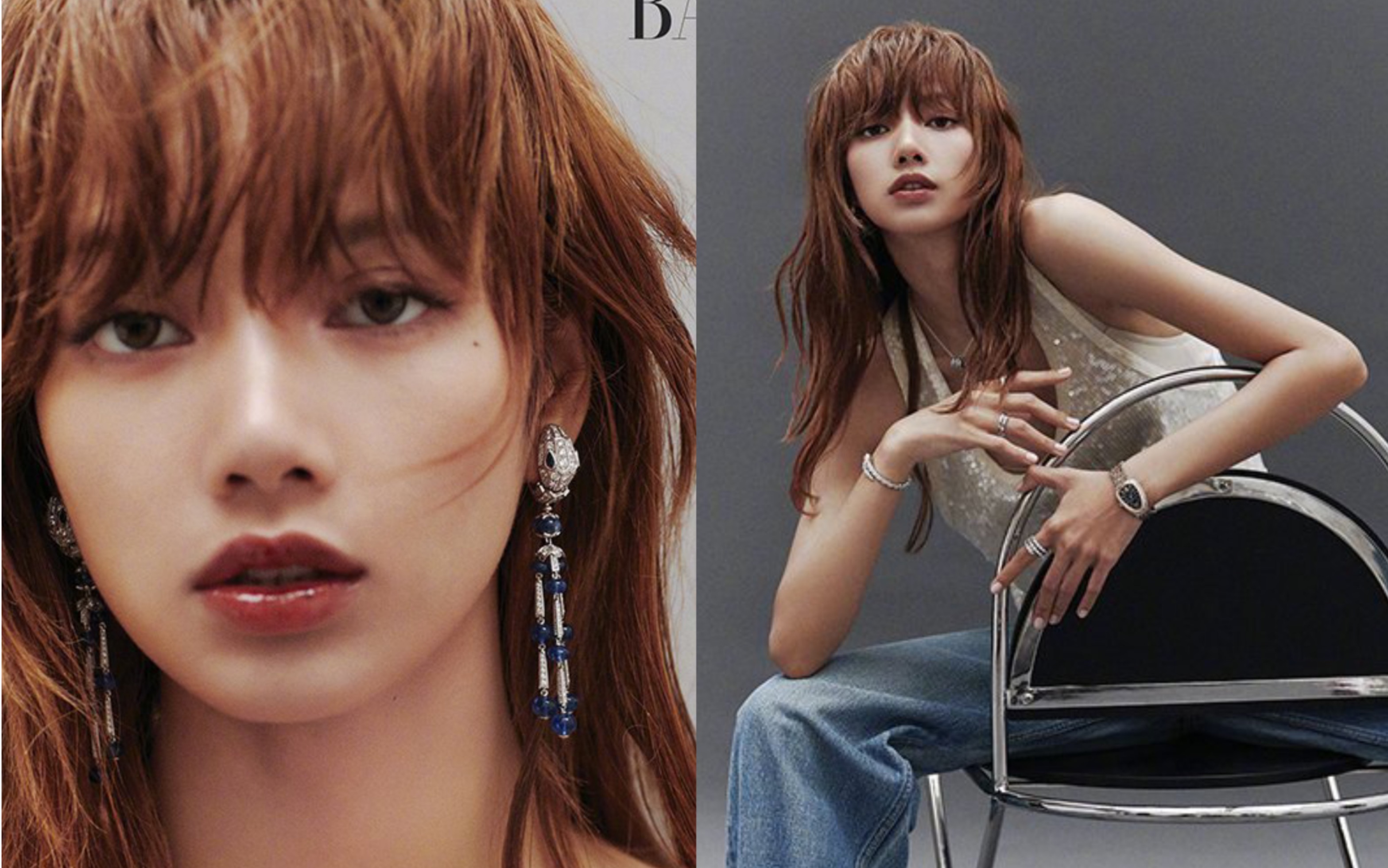 惊人的表现力!blackpink lisa x harpers bazaar 6月号画报公开
