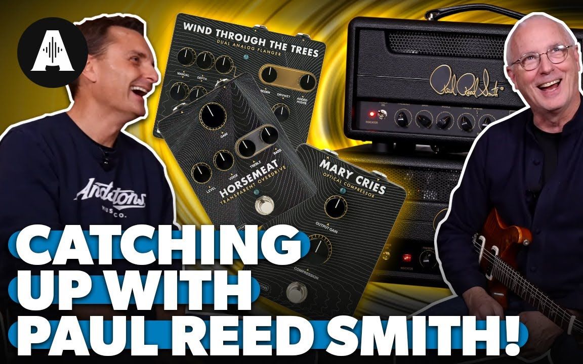 [图]PRS掌门人Paul Reed Smith和Andertons掌门人Lee叙叙旧、聊聊新品- NEW PRS Pedals, HDRX Amp & More!