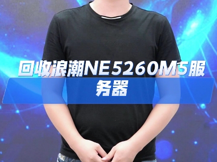 回收浪潮NE5260M5服务器,企业级2U机架式边缘服务器,配置:双路4214R处理器,4*32G内存,480G固态2个,2T机械硬盘4个,3108阵列卡