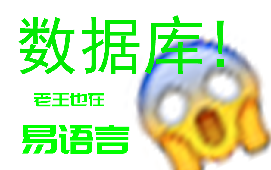 易语言也有自己专属的数据库!简洁快速!哔哩哔哩bilibili