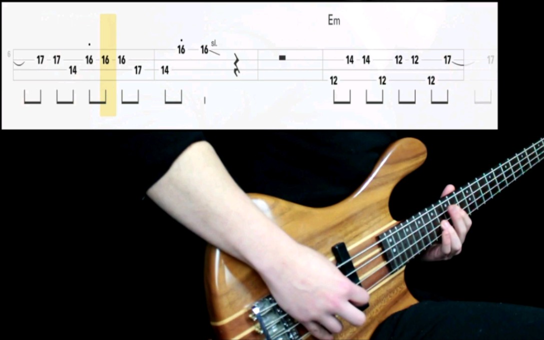 [图]【杀手乐团 The killers 】[ Somebody told me ] bass cover 贝斯带谱翻弹 #搬运侵删