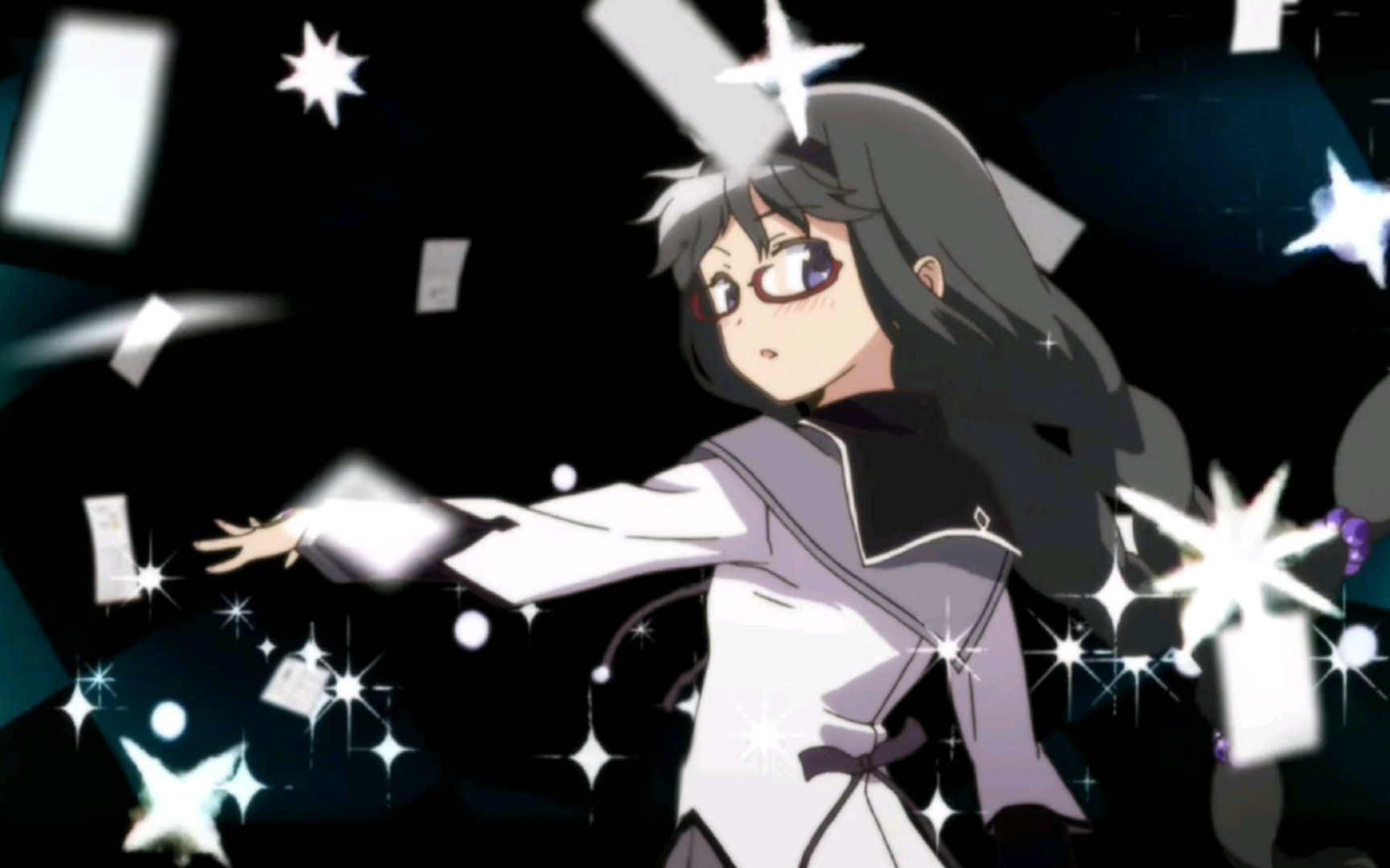 【魔法纪录】晓美焰(眼镜) 登场动画