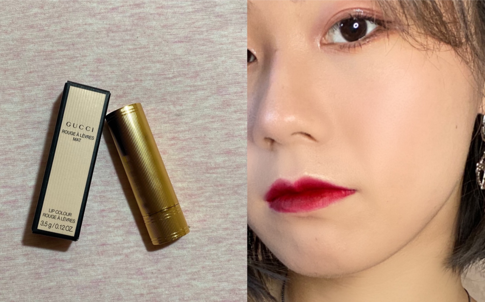 gucci金管口红试色(新款)_哔哩哔哩_bilibili