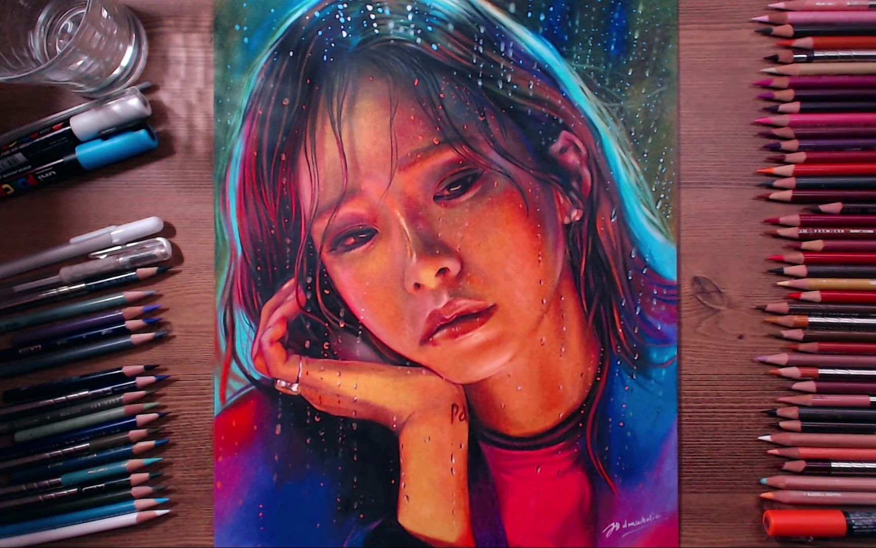 [图]297. Drawing Heize - ___(You, Clouds, Rain) album cover _ drawholic