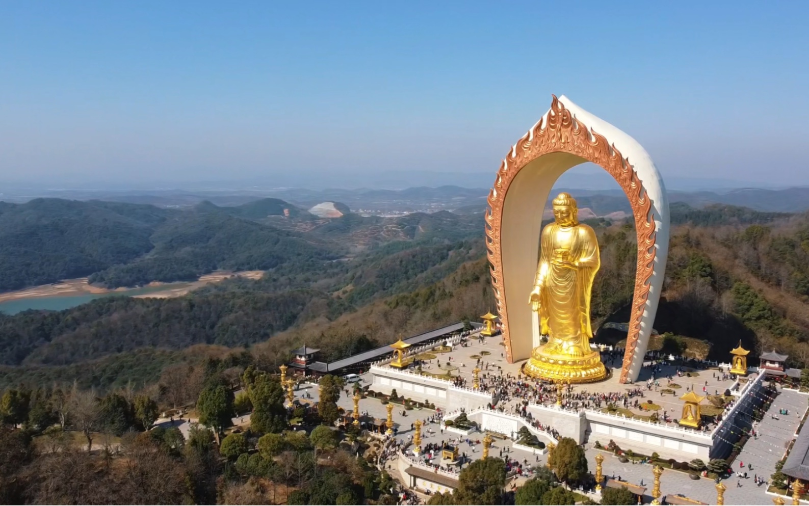 江西庐山之朝圣旅途——东林寺大佛哔哩哔哩bilibili