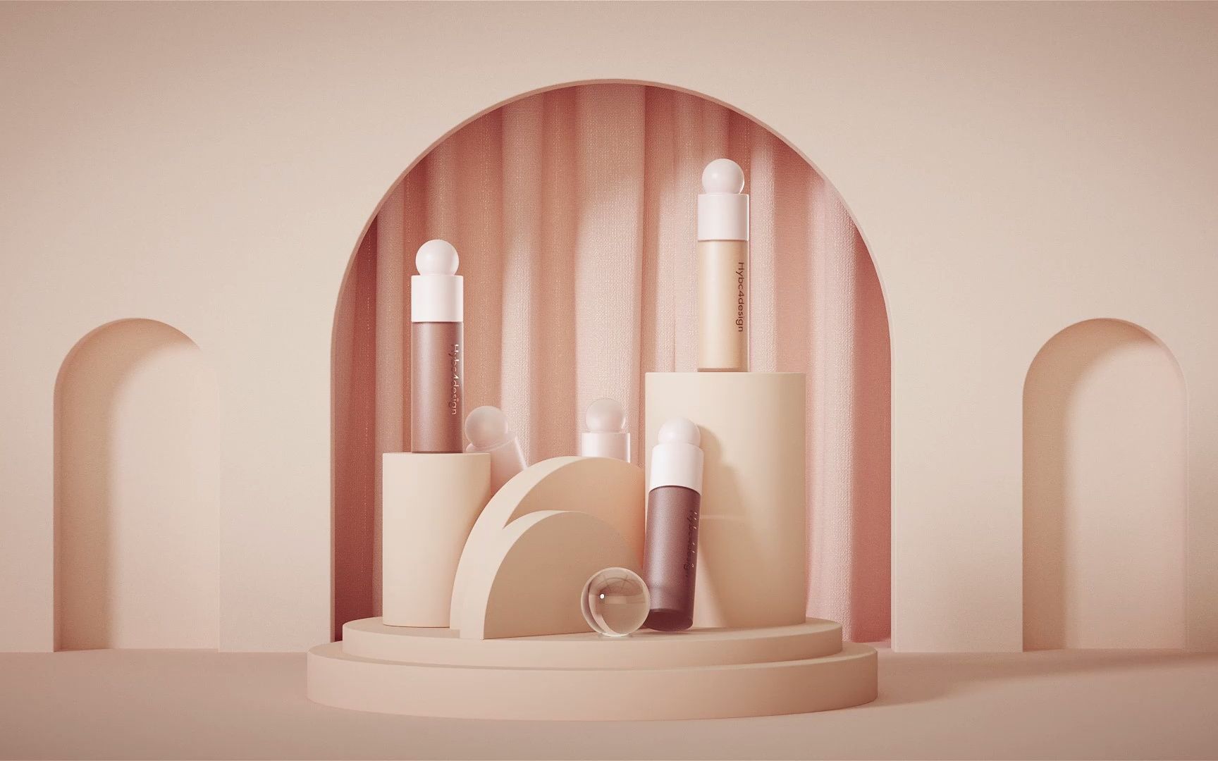 粉底液产品动态设计广告片