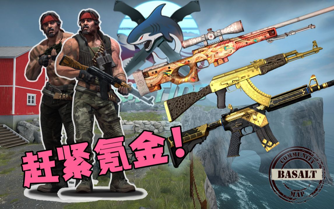 【CSGO】鲨匕大行动!黄金AK+白金大狙?G胖你这是在要我的命啊!_反恐精英