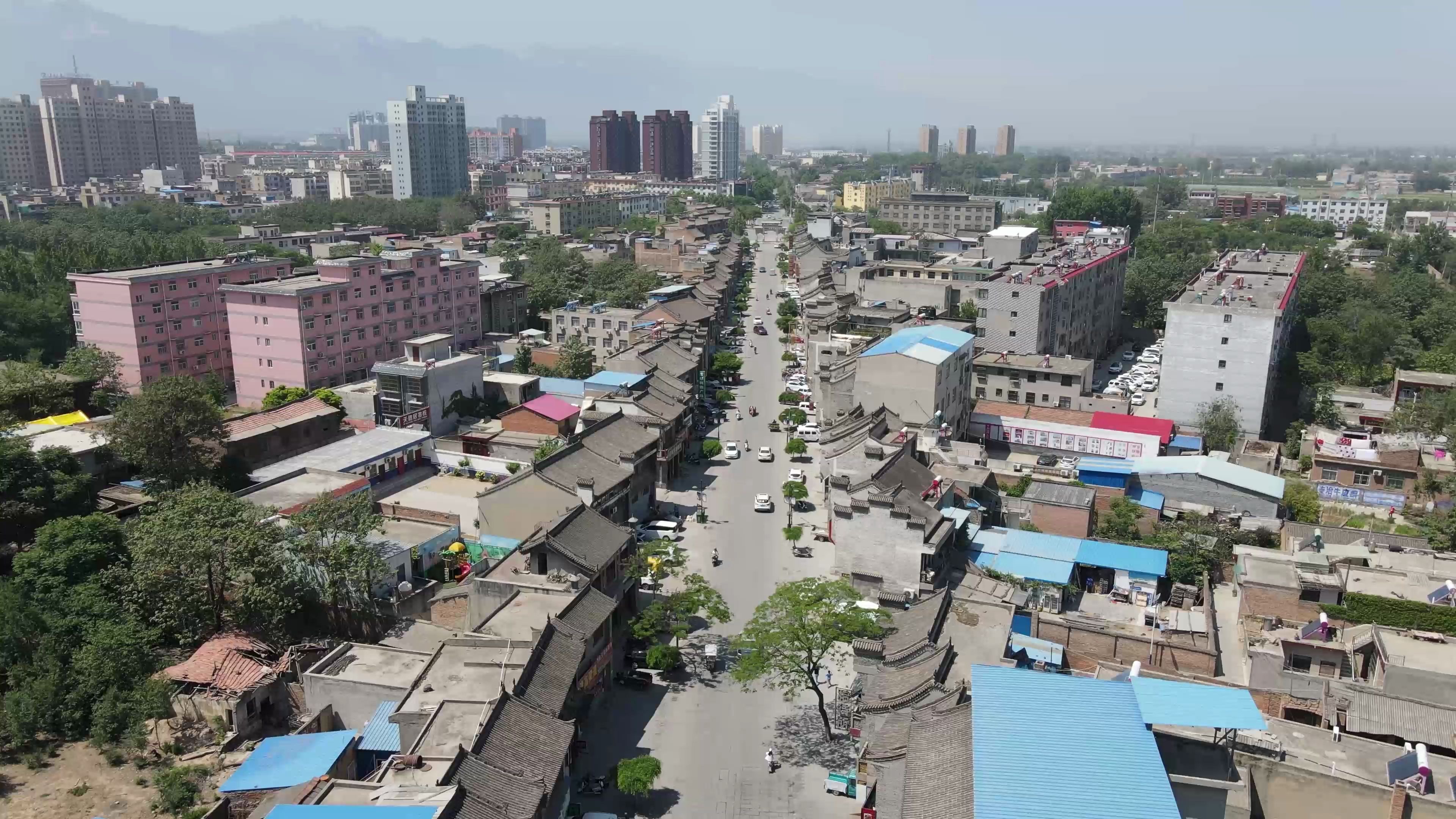 活动作品航拍中国华阴西岳庙潼关古城