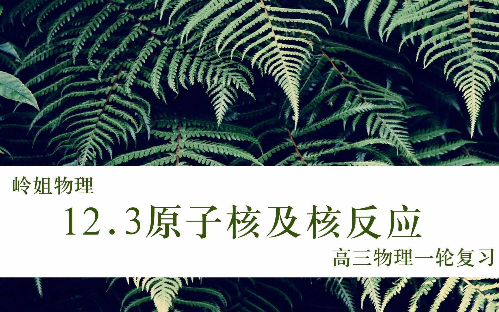 12.3原子核及核反应哔哩哔哩bilibili