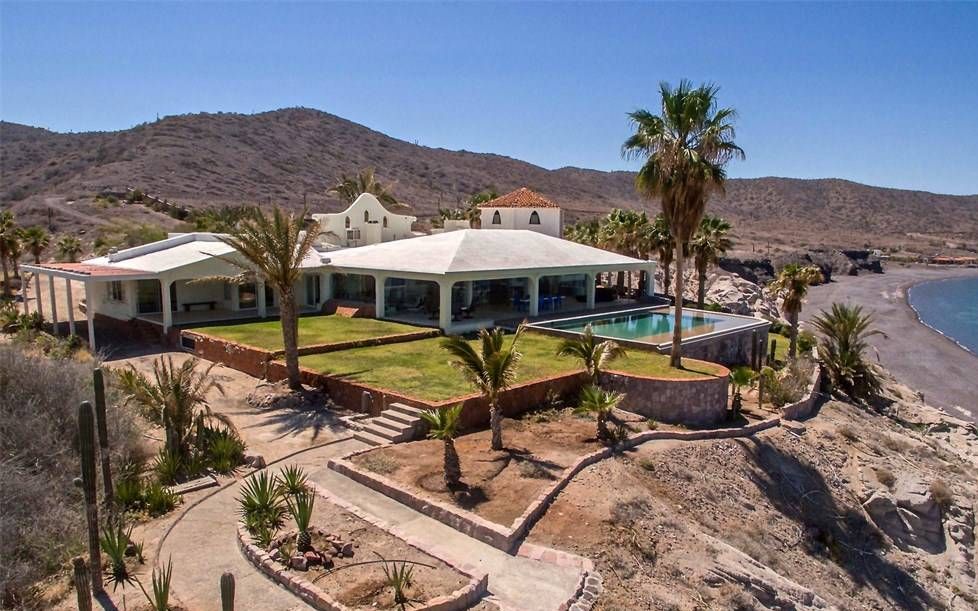 豪宅欣赏位于墨西哥南下加利福尼亚州拉巴斯的观海住宅