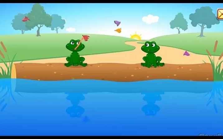 儿童英语小故事-Five Little Speckled Frogs_哔哩哔哩_bilibili