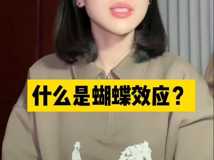 什么是蝴蝶效应?哔哩哔哩bilibili