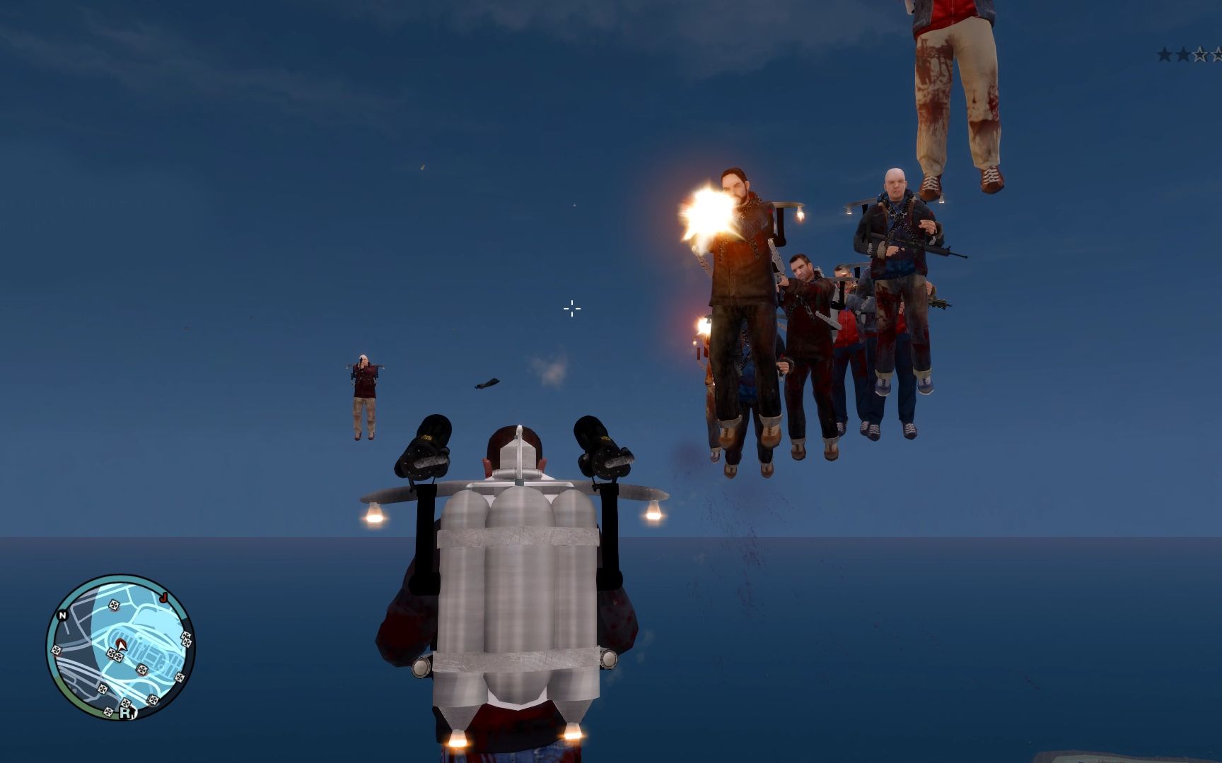 【gta4】背上圣安地列斯中的喷气式背包是种什么体验?