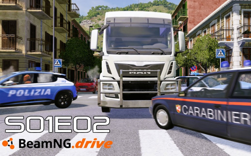 [图]BeamNG drive电影：意大利超级跑车劫案-第一季第二集