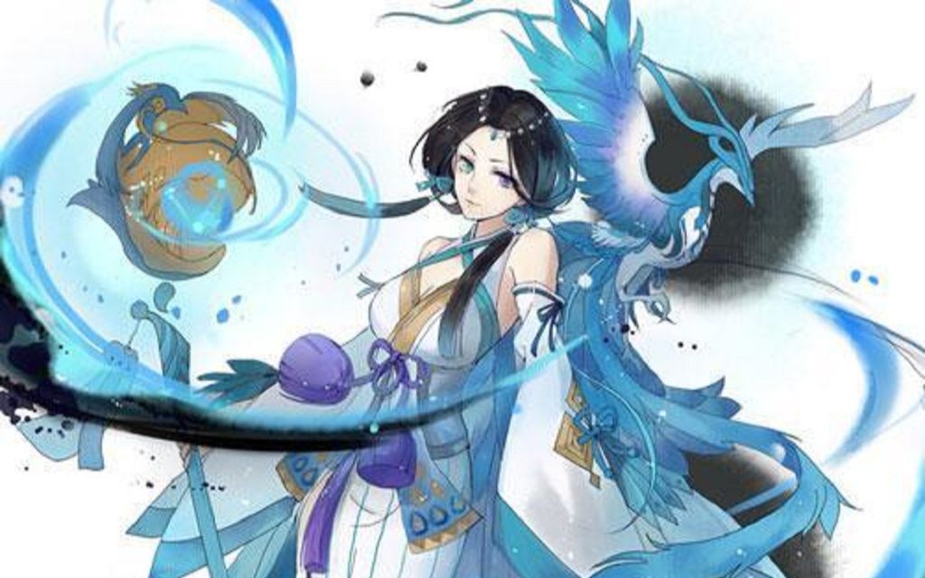 【板绘】阴阳师八百比丘尼—杭州吴越画室/美术宝