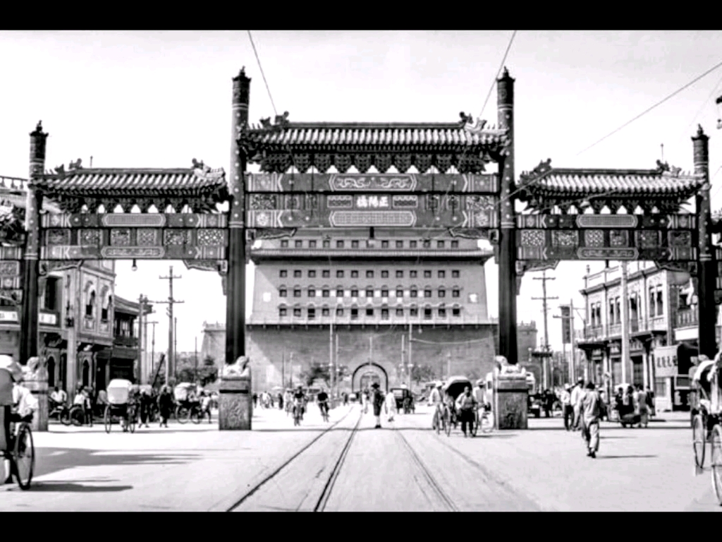 [图]这段十分珍贵的老纪录片，是美国广播公司1948年在北平拍摄的，……