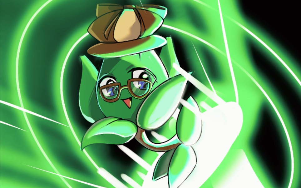 逆时草【pvz2/植设绘画过程】