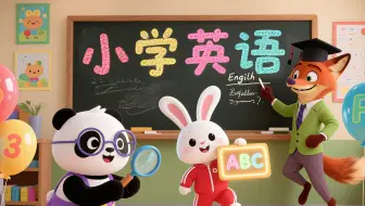 清华附小出品：小学生必看的英语动画课程，让你宝宝在欢乐中学完小学英语！