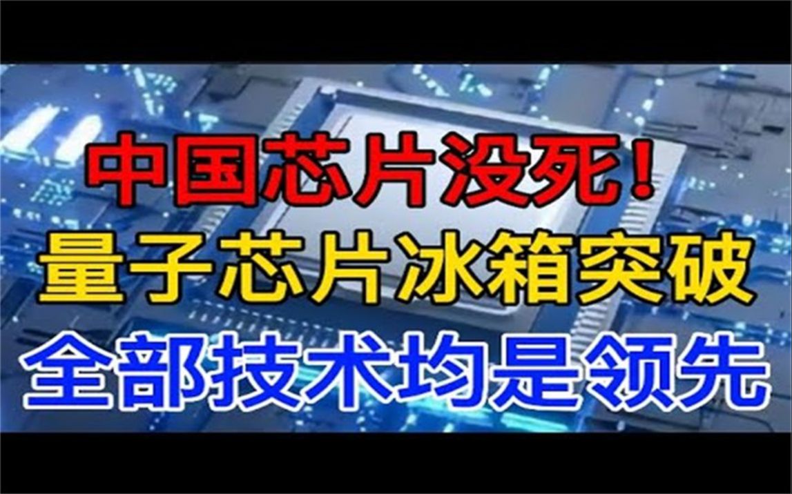 来了!中国芯片没死,量子芯片突破,全部技术均是国产!哔哩哔哩bilibili