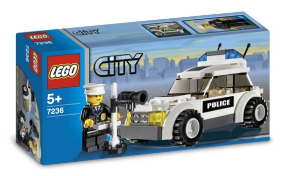 乐高 城市 7236 测速警车 速组评测