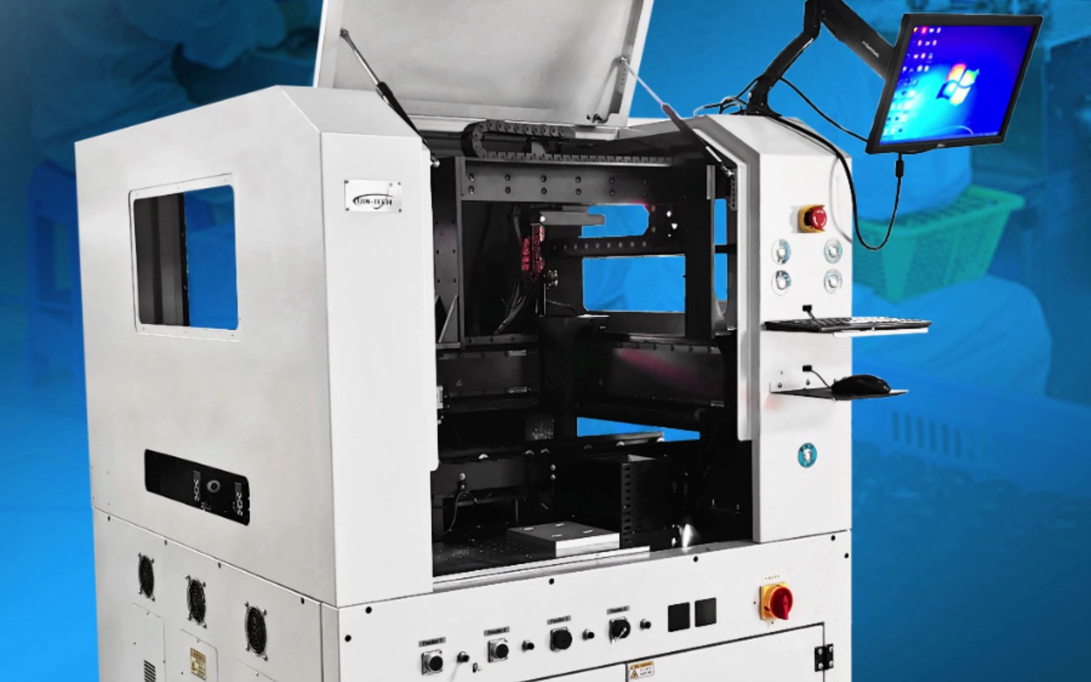 全自动辅料贴装机350c 贴背胶机原理 贴背胶机器调试