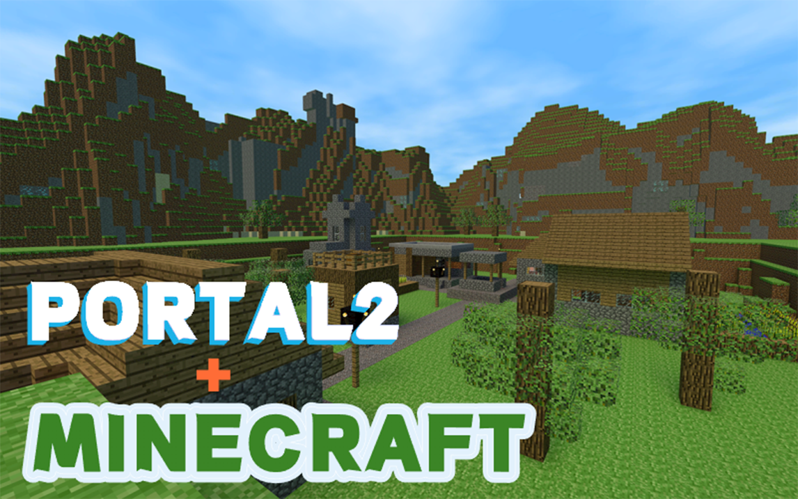 [图]【Portal2】#37 Minecraft in Portal 2 | 传送门里可以玩MC啦！