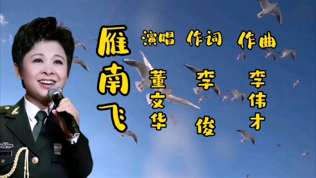 《雁南飞》演唱:董文华