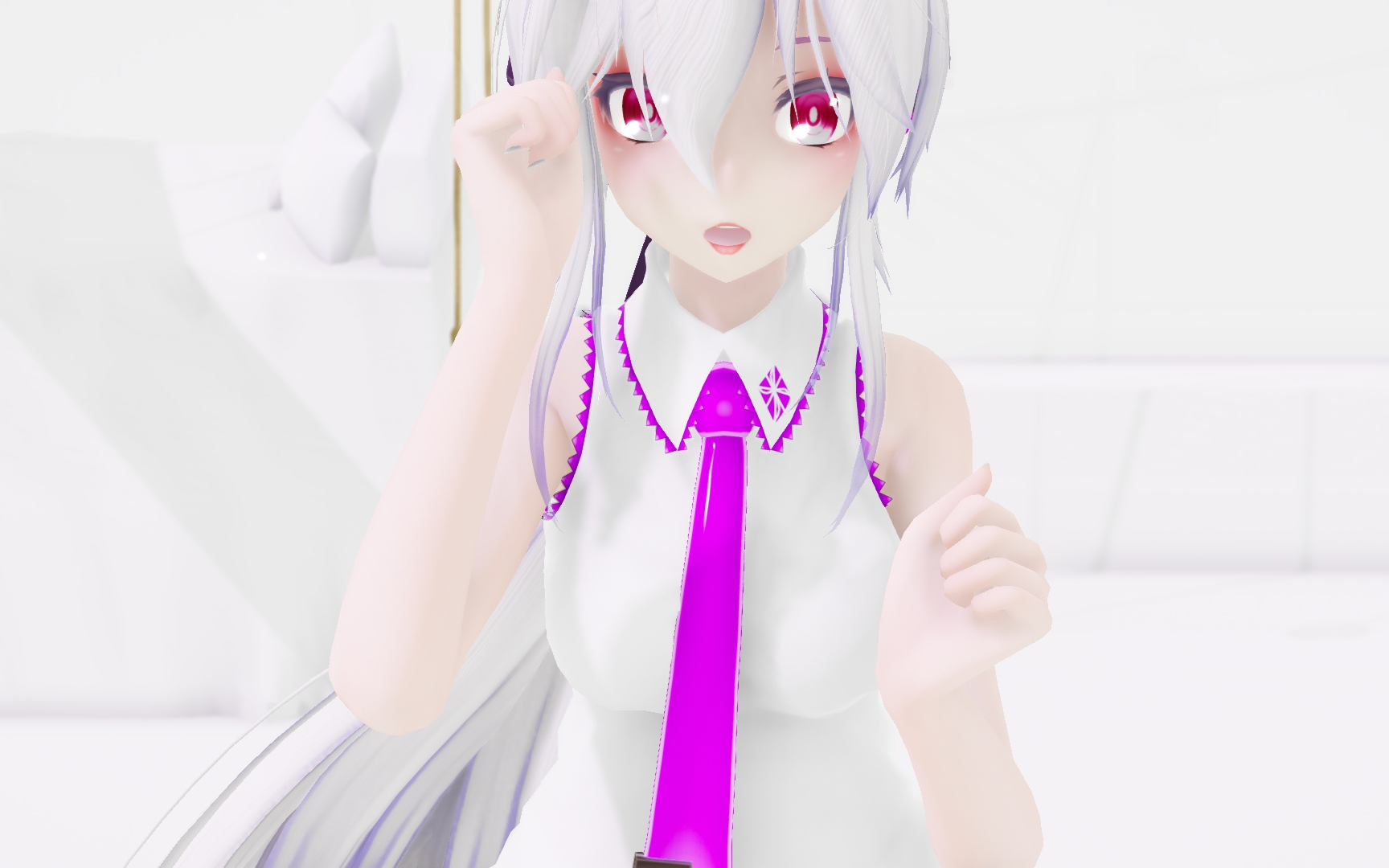 【弱音·mmd/60fps】弱音小姐姐的大長腿,好白,真的好喜歡呀78~愛的