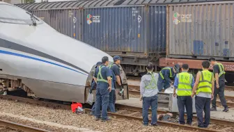 【纪实】CRH380AM（01车）尖头端头罩拆解全过程