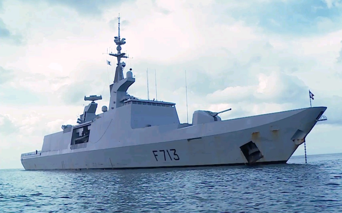 【军事】法国海军拉斐特级护卫舰阿克尼特号训练