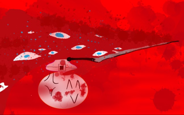 动画练习「血雾弥漫」