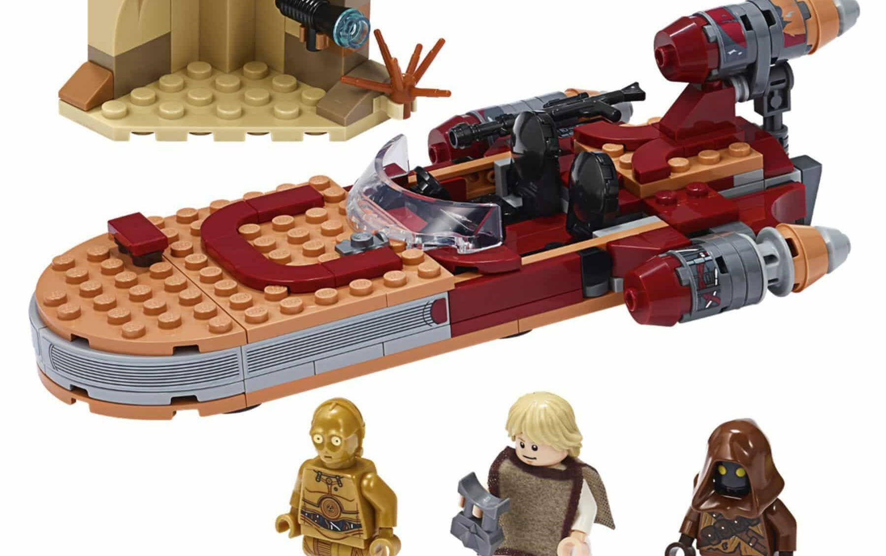 乐高原力拼搭75271-卢克的陆地飞车