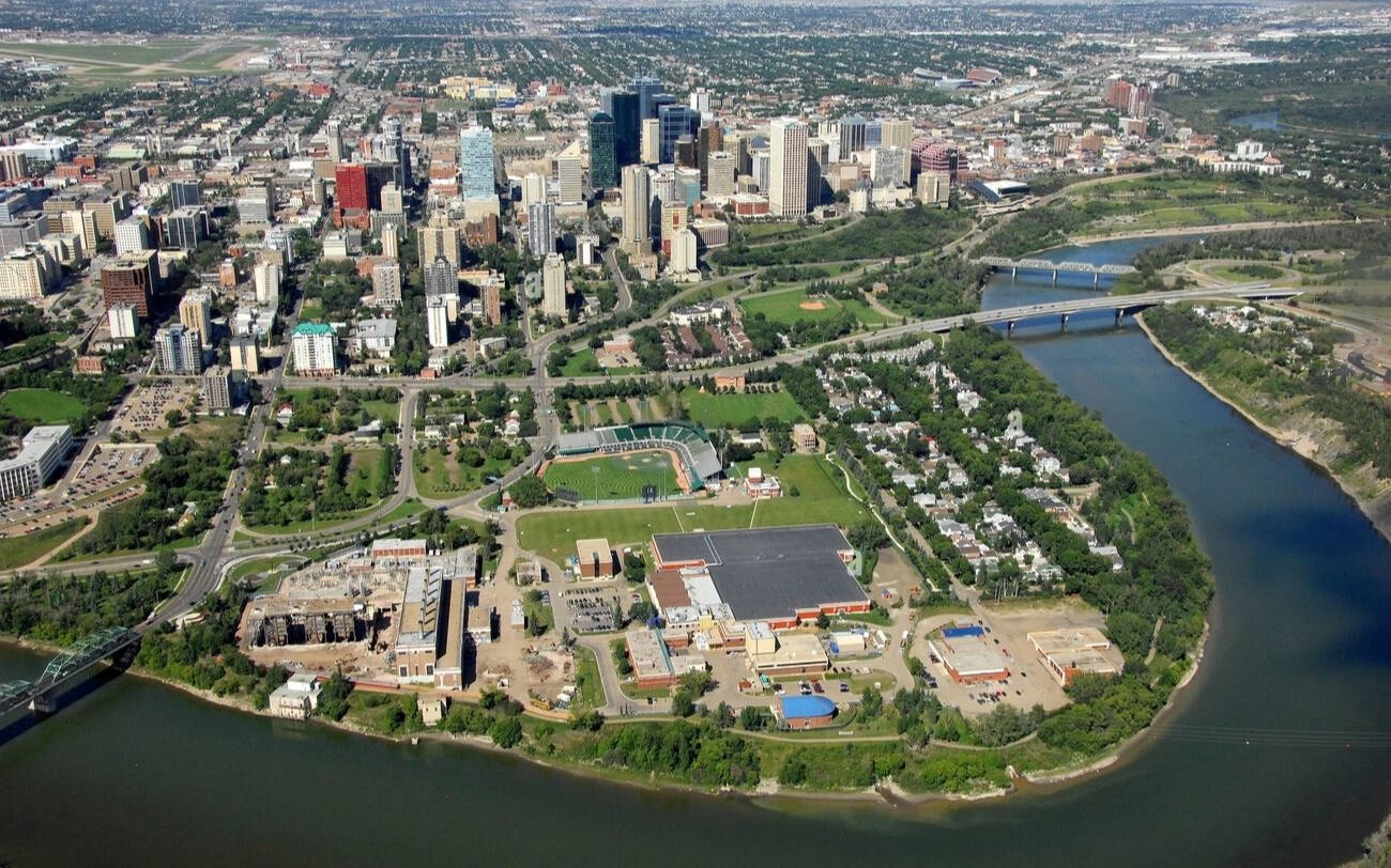 埃德蒙顿城市航拍